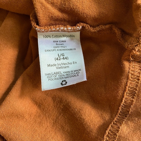 Men's 100% Cotton Long Sleeve Shirt, Size Large - Picture 5 of 5